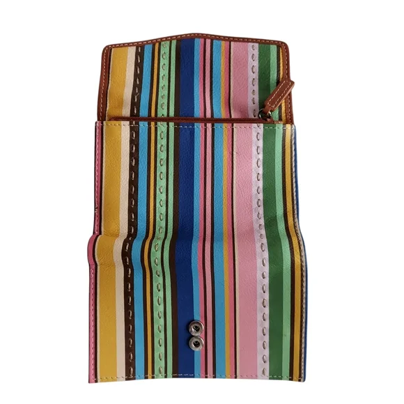 Fossil Multicolor Striped Wallet - Picture 5 of 7